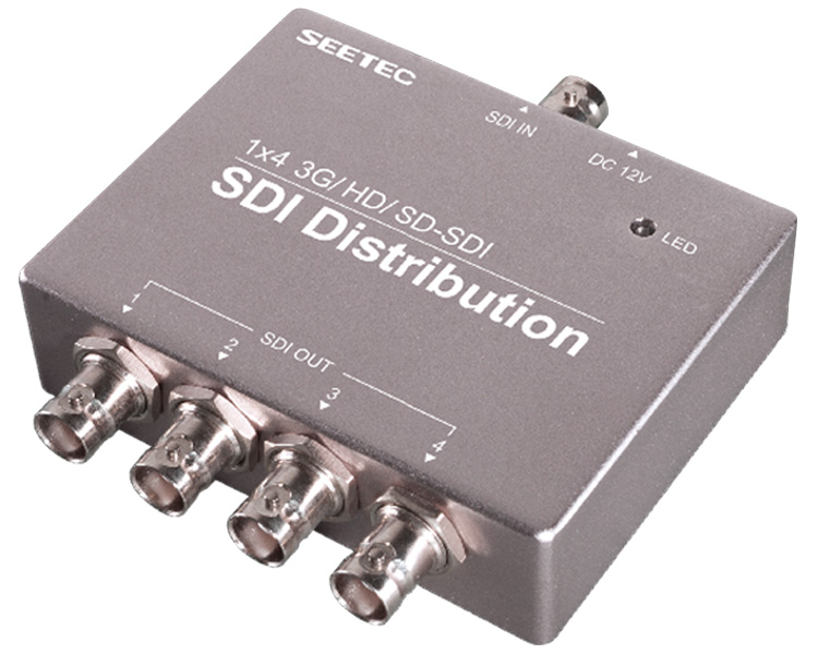 3G/ HD/ SD-SDI分配器一分四SDI-124-漳州视瑞特光电科技股份有限公司 